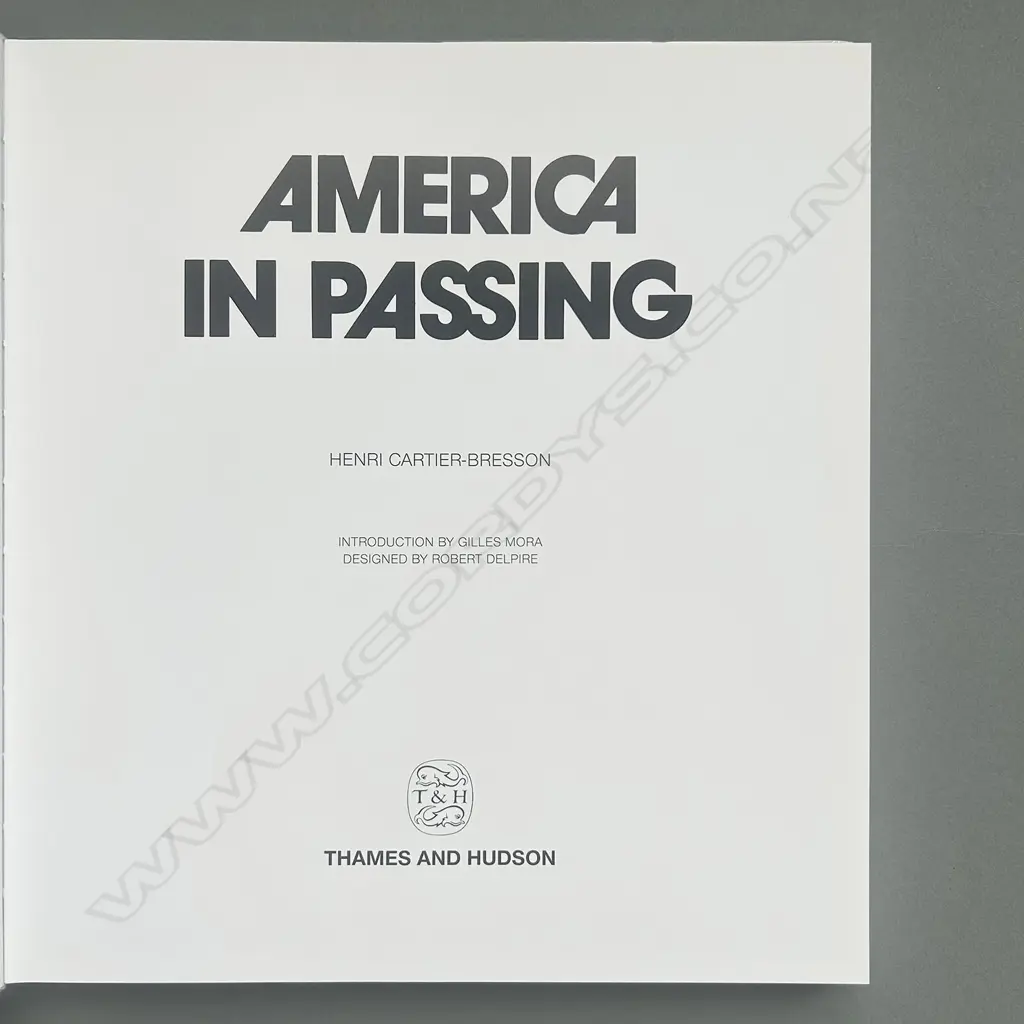 HENRI CARTIER-BRESSON: AMERICA IN PASSING Image 1++